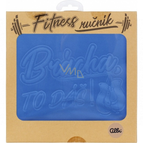 Albi Fitness towel Brother you can do it blue 90 x 50 cm