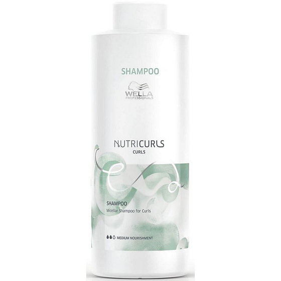 Wella Nutricurls Micellar Curls micellar shampoo for curly hair 1000 ml maxi
