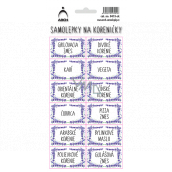 Arch Stickers for Spice Jars Lavender - Grilling Mix 11 x 23.5 cm 0413 SK