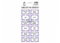 Arch Stickers for Spice Jars Lavender - Grilling Mix 11 x 23.5 cm 0413 SK