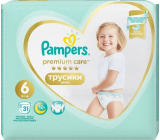 Pampers Premium Care size 6, 15+ kg diaper panties 31 pieces