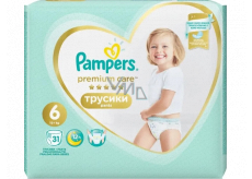 Pampers Premium Care size 6, 15+ kg diaper panties 31 pieces