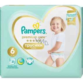 Pampers Premium Care size 6, 15+ kg diaper pants 31 pieces