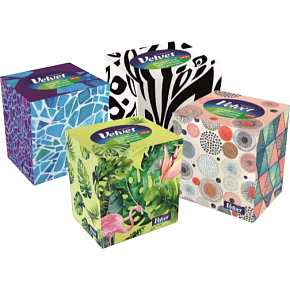 Velvet Balsam 3-ply paper handkerchiefs, 60 pcs