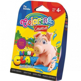 Colorino Creative self-hardening modeling compound Piggy bank