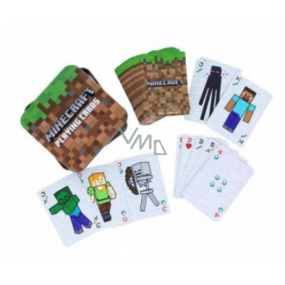 Epee Merch Minecraft Creeper Collectible Playing Cards in Metal Box 54 Cards