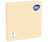 Aha Paper napkins 3 layers 33 x 33 cm 20 pieces Champagne