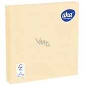 Aha Paper napkins 3 layers 33 x 33 cm 20 pieces Champagne