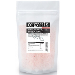 Organis Himalayan salt pink fine 500 g