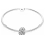 Sterling silver 925 Charming owl and owl, bead for bracelet animal