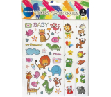 Ditipo Decorative stickers Animals 3 sheets 190 x 100 mm