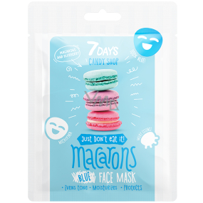 7Days Macarons textile face mask for all skin types 25 ml