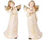 Angel in golden dress polystone 85 x 190 mm mix of species