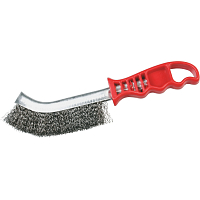 Spokar wire brush, plastic handle