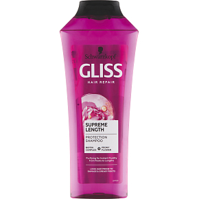 Gliss Supreme Length Protective Shampoo for Long Hair, 400 ml