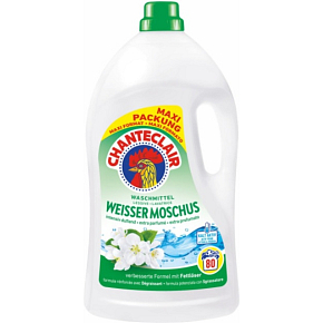 Chante Clair Liquid Laundry Detergent Lavatrice Muschio Bianco 3.6L