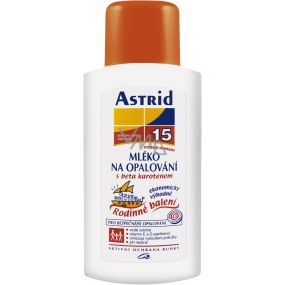 Astrid OF15 Beta-carotene suntan lotion 400 ml family pack