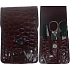 Leather manicure standard burgundy 11181