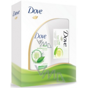 Dove Go Fresh Touch Cucumber & Green Tea shower gel 250 ml + toilet soap 100 g, cosmetic set