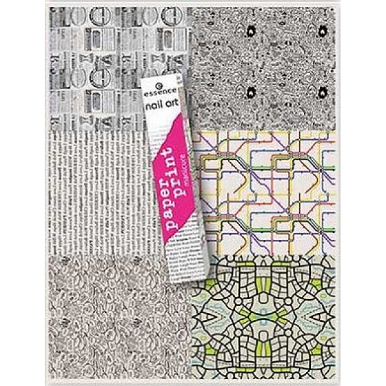 Essence Nail Art Paper Print Nail Art Print 01 Get The News 1 piece