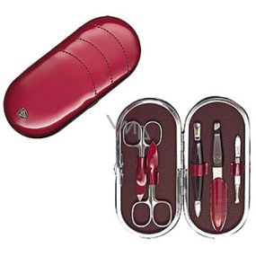 Kellermann 3 Swords Luxury Manicure 5-Piece Burgundy Fashion Materials in Current Fashion Material 5831 F N