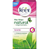 Veet Natural Inspirations Wax Strips wax strips normal and dry skin 12 pieces + Pefect Finish wipes 2 pieces