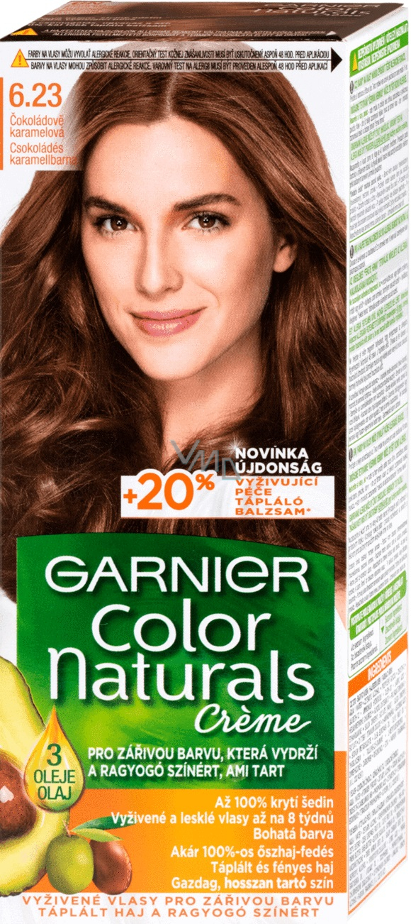 Garnier Color Naturals Créme hair color Chocolate caramel - VMD parfumerie - drogerie Garnier Color Naturals Créme hair color Chocolate caramel - VMD parfumerie - drogerie
