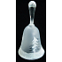 Glass bell with a landscape of 10 cm