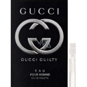 DÁREK Gucci Guilty Eau Pour Homme toaletní voda 1,5 ml s rozprašovačem, Vialka