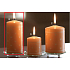 Lima Heart print candle salmon cylinder 60 x 120 mm 1 piece