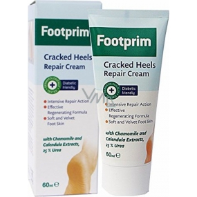 Footprim regenerating cream for cracked heels with chamomile and marigold extract and a content of 25% urea 60 ml