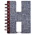 If Alphabooks Note Books Notebook in the shape of the letter H 91 x 14 x 124 mm