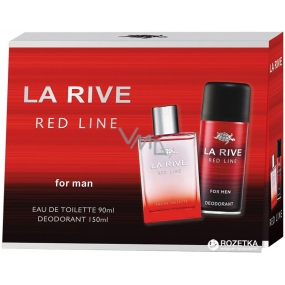 La Rive Red Line eau de toilette for men 90 ml + deodorant spray 150 ml, gift set