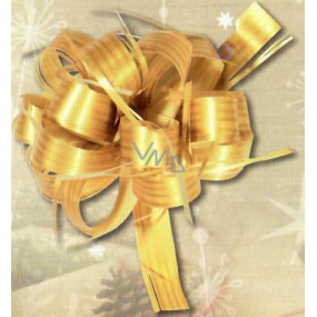 Nekupto Cocktail Ribbon Raphia Gold Shine width 2 cm, length 80 cm 001 21