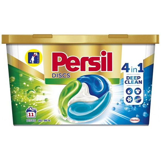 Persil Discs Regular 4in1 laundry capsules for white and colorfast fabrics box 11 doses 275 g