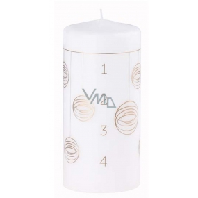 Arome Advent calendar flask candle white cylinder 70 x 150 mm 410 g