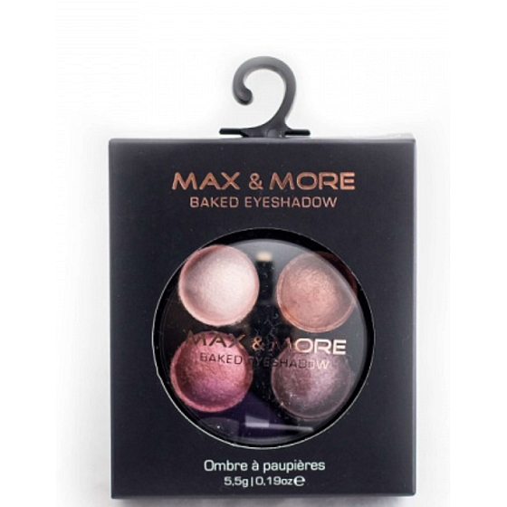 Max & More baked eyeshadow 439 Burgundy 5.5 g