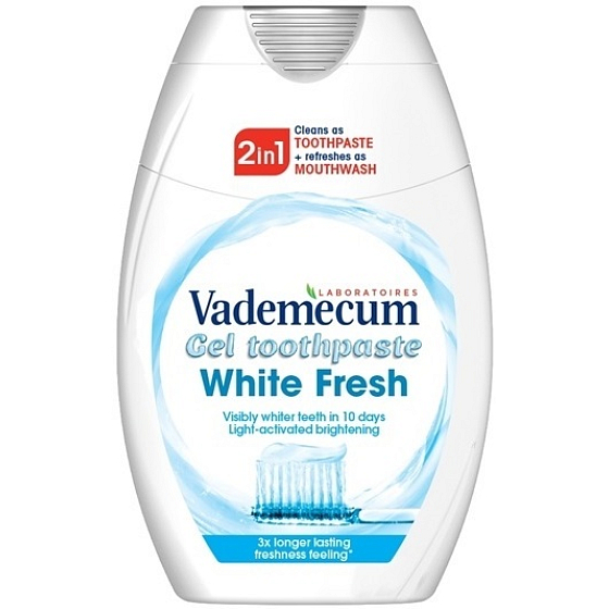Vademecum White Fresh 2in1 gel toothpaste 75 ml