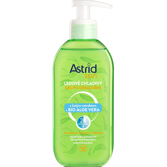 Astrid Sun Ice-cooling gel after sunbathing with Aloe Vera 200 ml dispenser