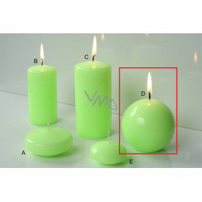 Lima Reflex phosphor green candle ball 80 mm 1 piece