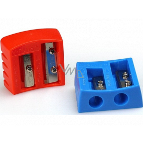 Y-Plus+ Buddy double pencil sharpener extended tip 37 x 32 x 15 mm 1 piece red/blue