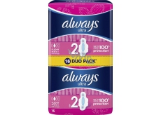 Always Ultra Super sanitary pads with wings 16 pieces
