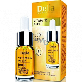 Delia Cosmetics 100% skin serum with vitamins A+E+F for mature skin 10 ml