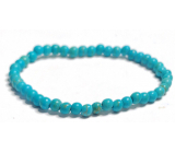 Tyrkenite bracelet elastic natural stone, bead 4 mm / 16-17 cm, stone of young people, looking for a life goal