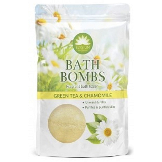 Elysium Spa Green Tea & Chamomile bubble bath 3 x 50 g