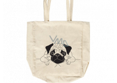 Albi Canvas bag with bottom Doggy 43 x 41 x 1,5 cm