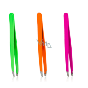 Donegal Neon-Show Tweezers oblique 9,5 cm different colours