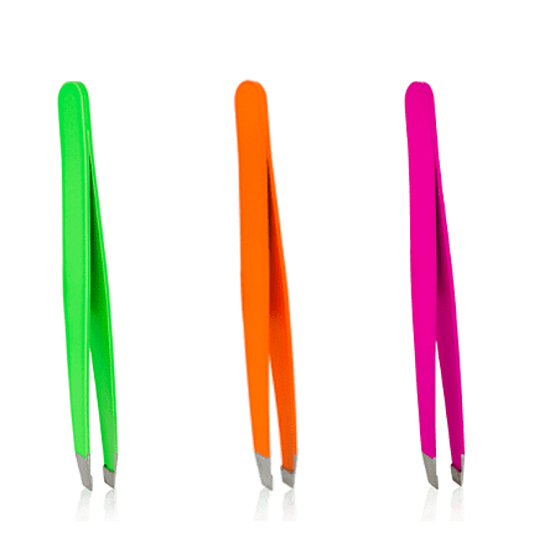 Donegal Neon-Show Tweezers oblique 9,5 cm different colours