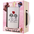 Bohemia Gifts I love you so much ceramic mug 350 ml + hot chocolate 27g, gift set for women