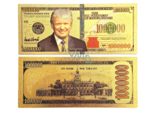 Talisman Gold plastic banknote 1 00 000 USD